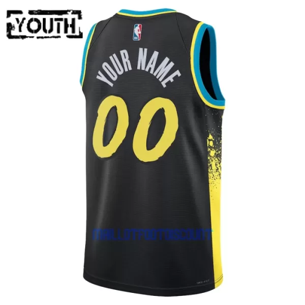 Maillot de Basket Indiana Pacers City Edition Swingman 23/24 Enfant Noir