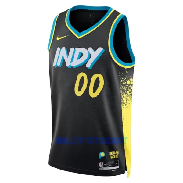 Maillot de Basket Indiana Pacers City Edition Swingman 23/24 Noir