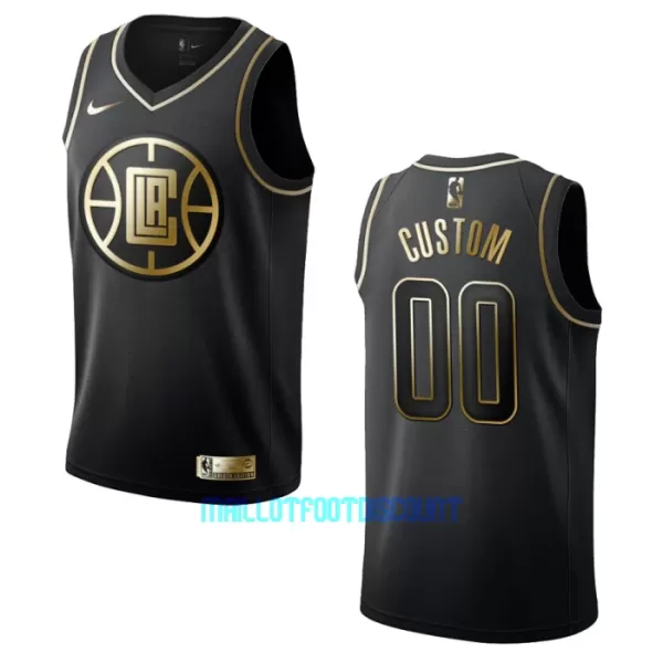 Maillot de Basket Los Angeles Clippers Golden Edition Swingman Noir