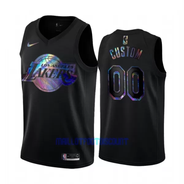 Maillot de Basket Los Angeles Lakers HWC Iridescent Swingman Noir