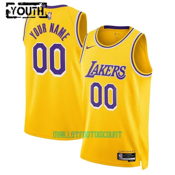 Maillot de Basket Los Angeles Lakers Icon Edition Swingman 23/24 Enfant Jaune