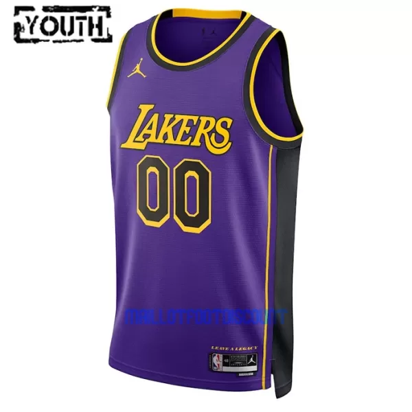 Maillot de Basket Los Angeles Lakers Statement Edition Swingman 23/24 Enfant Bleu