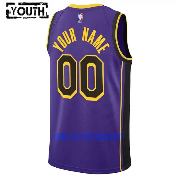 Maillot de Basket Los Angeles Lakers Statement Edition Swingman 23/24 Enfant Bleu