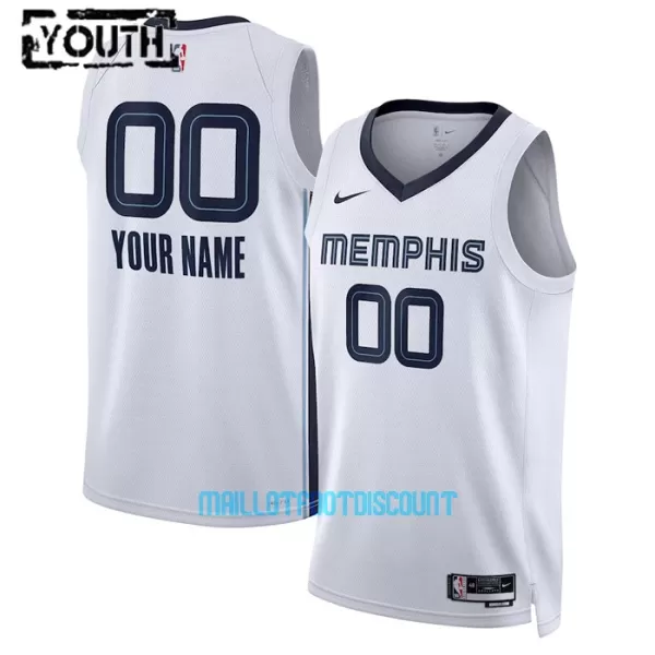 Maillot de Basket Memphis Grizzlies Association Edition Swingman 23/24 Enfant Blanc