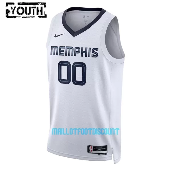 Maillot de Basket Memphis Grizzlies Association Edition Swingman 23/24 Enfant Blanc