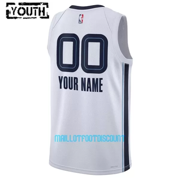 Maillot de Basket Memphis Grizzlies Association Edition Swingman 23/24 Enfant Blanc