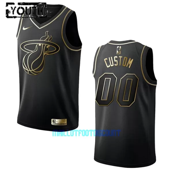 Maillot de Basket Miami Heat Golden Edition Swingman Enfant Noir