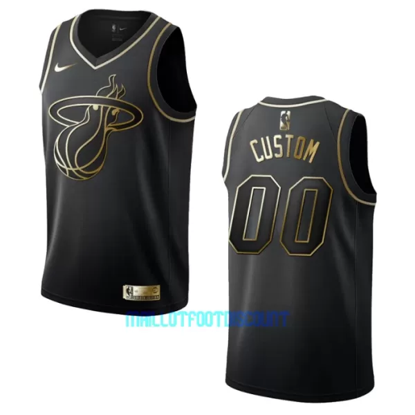 Maillot de Basket Miami Heat Golden Edition Swingman Noir