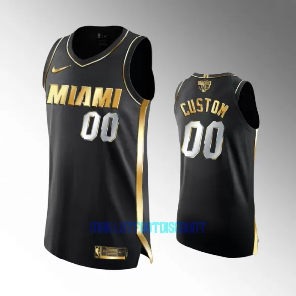 Maillot de Basket Miami Heat Golden Edition Swingman Noir