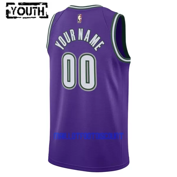 Maillot de Basket Milwaukee Bucks Classic Edition Swingman Enfant Violet