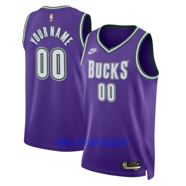 Maillot de Basket Milwaukee Bucks Classic Edition Swingman Violet