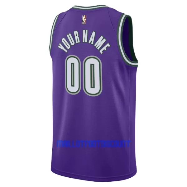 Maillot de Basket Milwaukee Bucks Classic Edition Swingman Violet