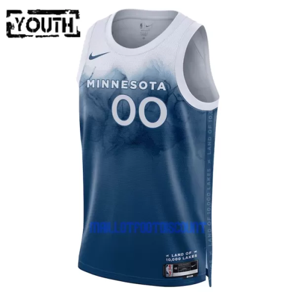 Maillot de Basket Minnesota Timberwolves City Edition Swingman 23/24 Enfant Bleu