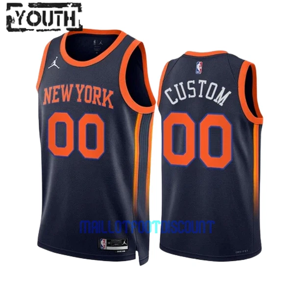 Maillot de Basket New York Knicks Statement Edition Swingman 23/24 Enfant Navy