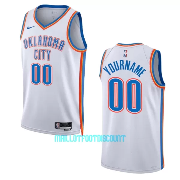 Maillot de Basket Oklahoma City Thunder Association Edition Swingman 23/24 Blanc