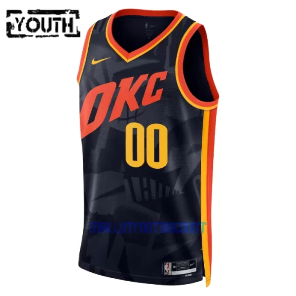 Maillot de Basket Oklahoma City Thunder City Edition Swingman 23/24 Enfant Navy