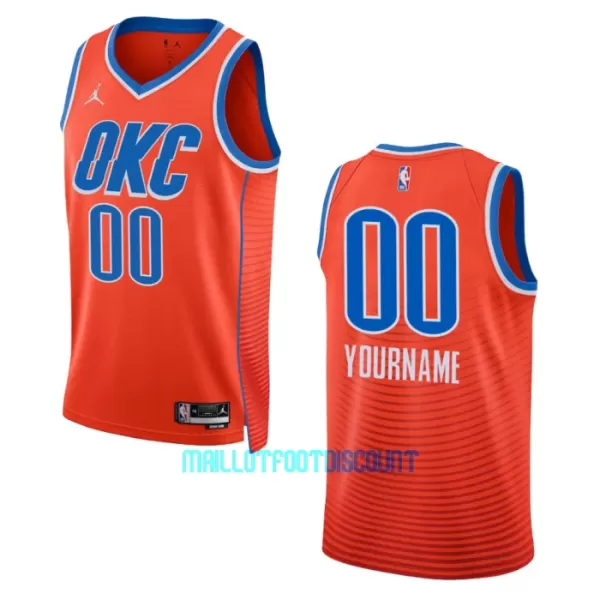 Maillot de Basket Oklahoma City Thunder Statement Edition Swingman 23/24 Orange