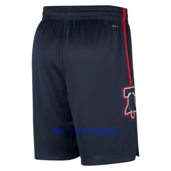 Pantalons Philadelphia 76ers City Edition Swingman Navy