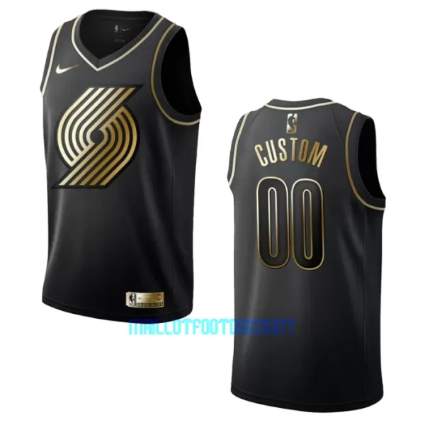 Maillot de Basket Portland Trail Blazers Golden Edition Swingman Noir