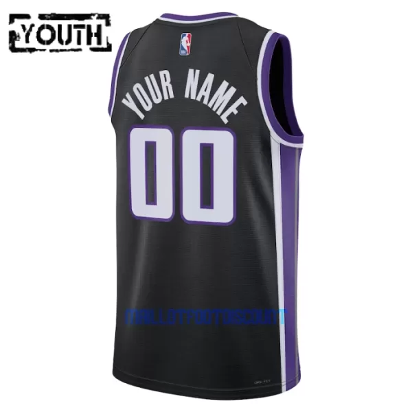 Maillot de Basket Sacramento Kings Icon Edition Swingman 23/24 Enfant Noir