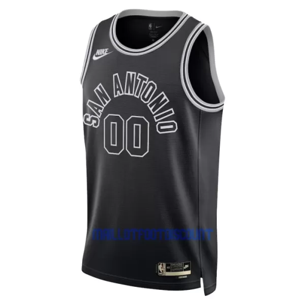 Maillot de Basket San Antonio Spurs Classic Edition Swingman 23/24 Noir