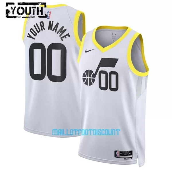 Maillot de Basket Utah Jazz Association Edition Swingman 23/24 Enfant Blanc