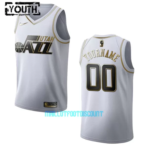 Maillot de Basket Utah Jazz Golden Edition Swingman Enfant Blanc