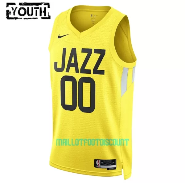 Maillot de Basket Utah Jazz Icon Edition Swingman 23/24 Enfant Jaune