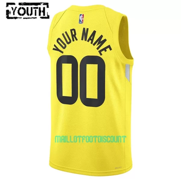 Maillot de Basket Utah Jazz Icon Edition Swingman 23/24 Enfant Jaune