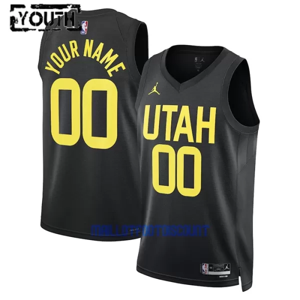 Maillot de Basket Utah Jazz Statement Edition Swingman 23/24 Enfant Noir