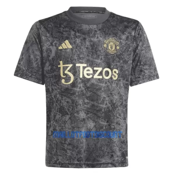 Maillot De Foot Manchester United X Stone Roses 23/24 Noir - Spécial