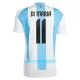 Maillot De Foot Argentine Ángel Di María 11 Domicile 2024