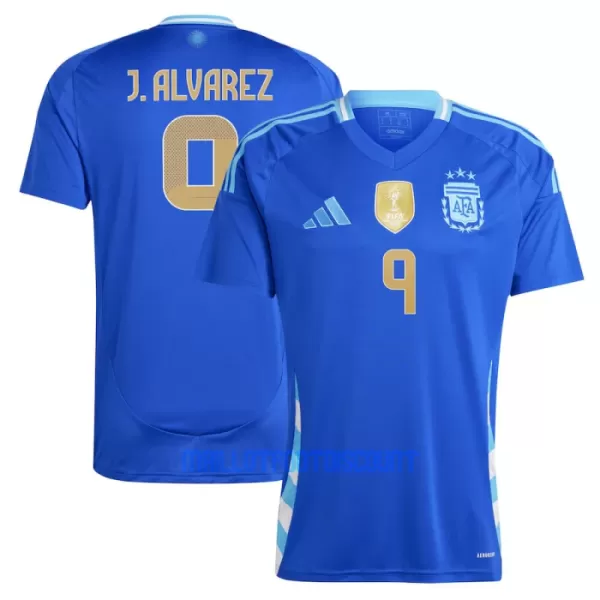 Maillot De Foot Argentine Julián Álvarez 9 Extérieur 2024