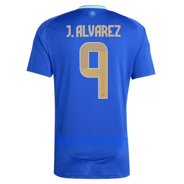 Maillot De Foot Argentine Julián Álvarez 9 Extérieur 2024