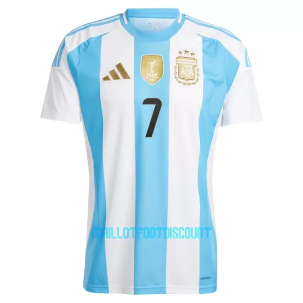 Maillot De Foot Argentine Rodrigo de Paul 7 Domicile 2024