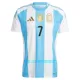 Maillot De Foot Argentine Rodrigo de Paul 7 Domicile 2024