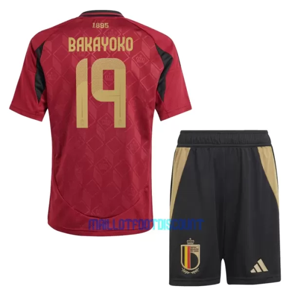 Kit De Football Belgique Bakayoko 19 Enfant Domicile Euro 2024