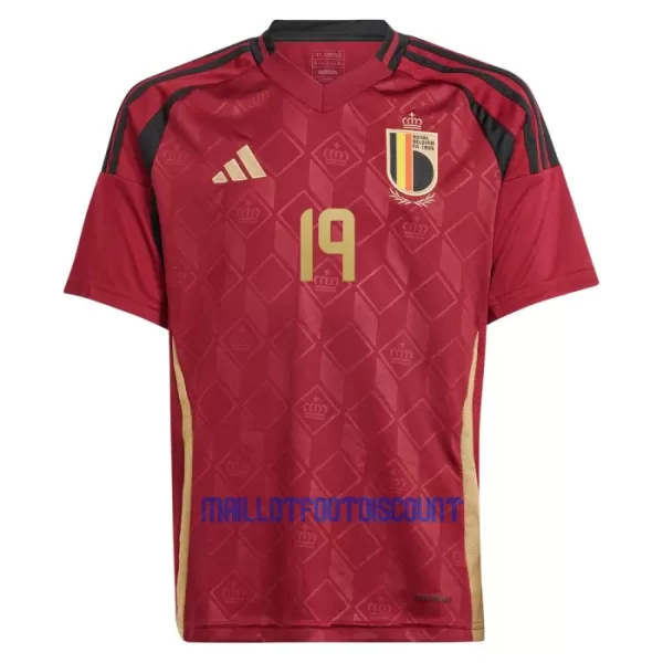 Kit De Football Belgique Bakayoko 19 Enfant Domicile Euro 2024