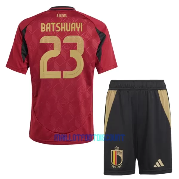 Kit De Football Belgique Batshuayi 23 Enfant Domicile Euro 2024