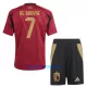 Kit De Football Belgique Kevin De Bruyne 7 Enfant Domicile Euro 2024