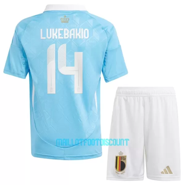 Kit De Football Belgique Lukebakio 14 Enfant Extérieur Euro 2024