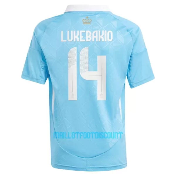 Kit De Football Belgique Lukebakio 14 Enfant Extérieur Euro 2024