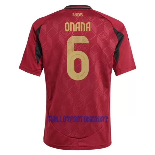 Kit De Football Belgique Onana 6 Enfant Domicile Euro 2024