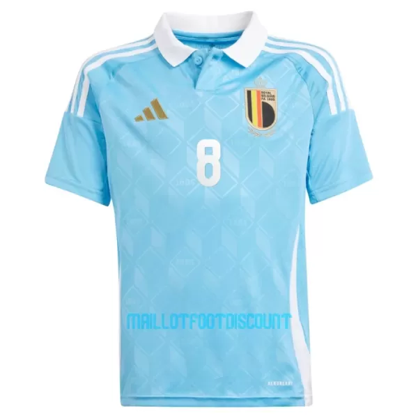 Kit De Football Belgique Tielemans 8 Enfant Extérieur Euro 2024