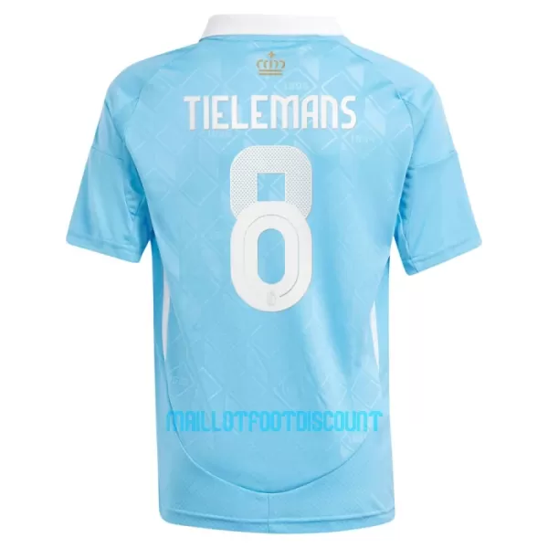 Kit De Football Belgique Tielemans 8 Enfant Extérieur Euro 2024