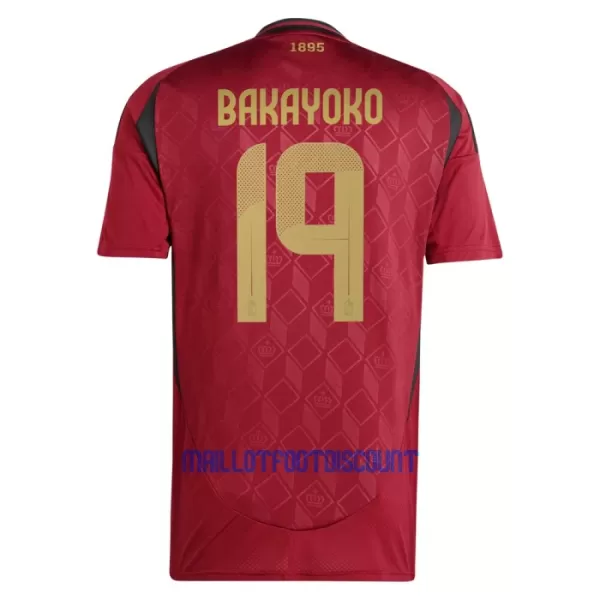 Maillot De Foot Belgique Bakayoko 19 Domicile Euro 2024