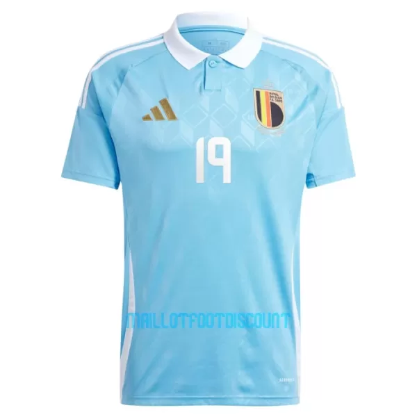 Maillot De Foot Belgique Bakayoko 19 Extérieur Euro 2024