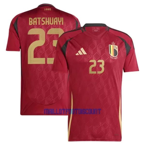 Maillot De Foot Belgique Batshuayi 23 Domicile Euro 2024