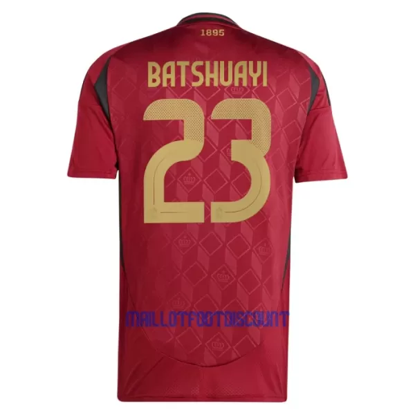 Maillot De Foot Belgique Batshuayi 23 Domicile Euro 2024