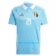 Maillot De Foot Belgique Castagne 21 Extérieur Euro 2024